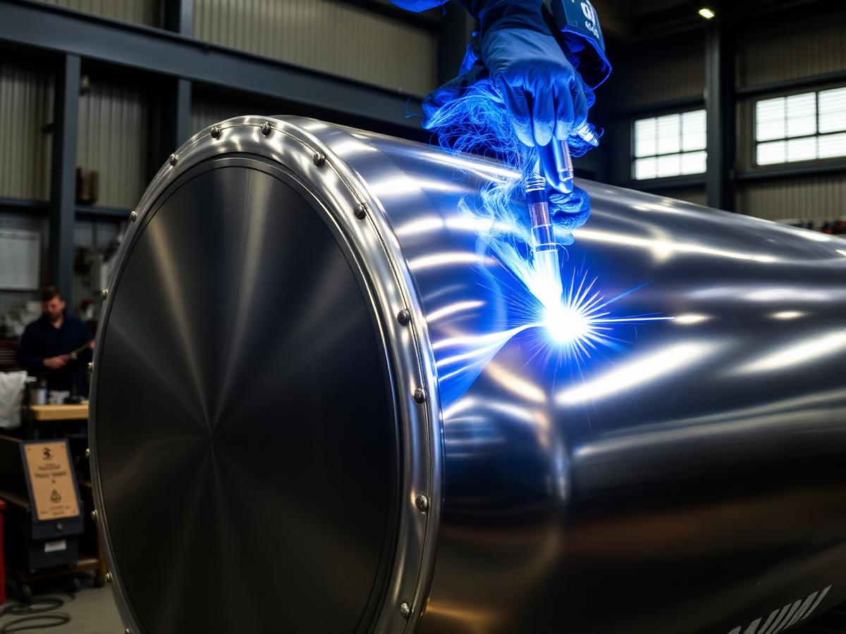 Stainless steel tank fabrication by ESCOFAN
